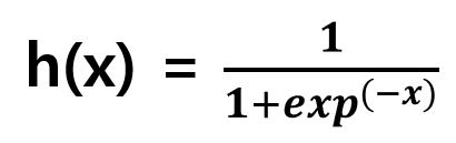 시그모이드 함수식